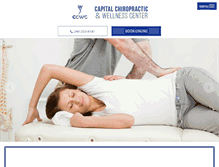 Tablet Screenshot of capitalchirowellness.com